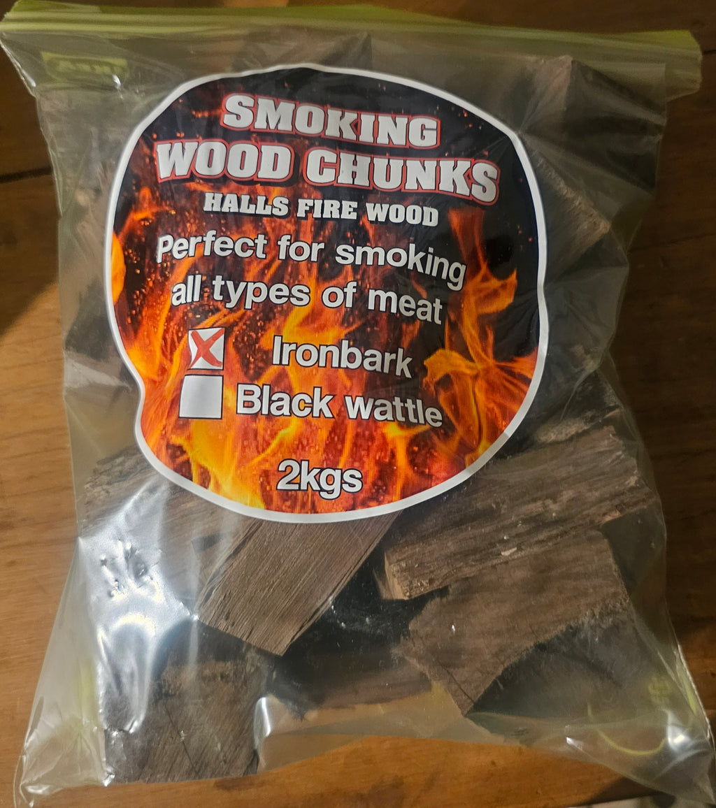 2kg iron bark smoking wood chunks